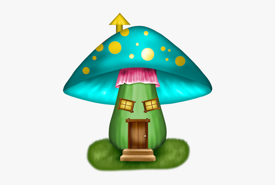 Mushroom Clipart Fairy Cottage - Mushroom, Transparent Clipart