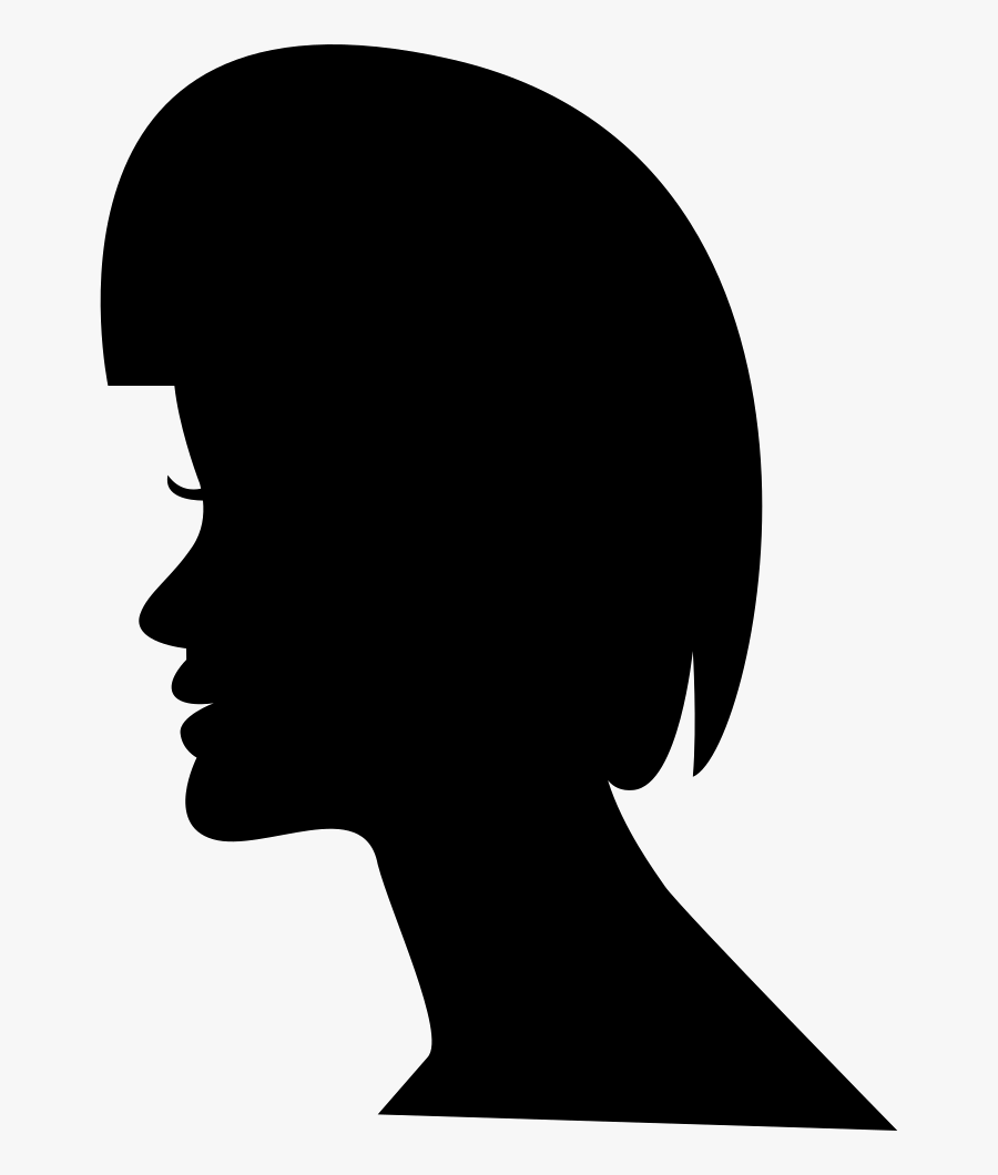Silhouette Male Human Head Clip Art - Man Face Silhouette Png, Transparent Clipart