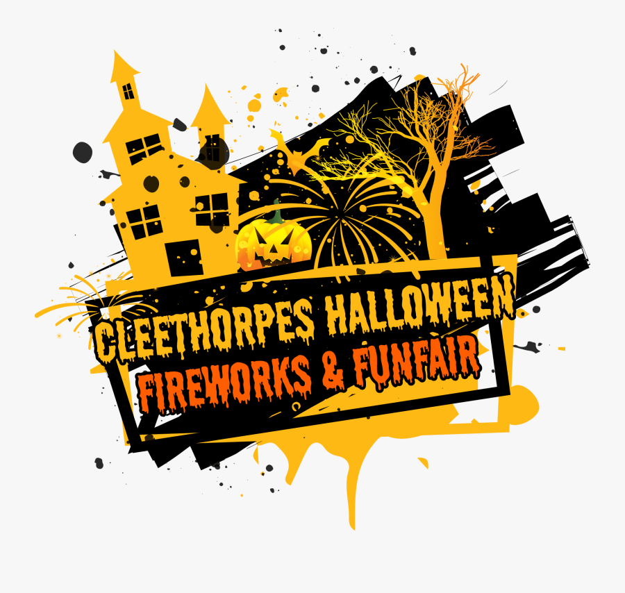 Cleethorpes Halloween Fireworks And Funfair - Halloween, Transparent Clipart