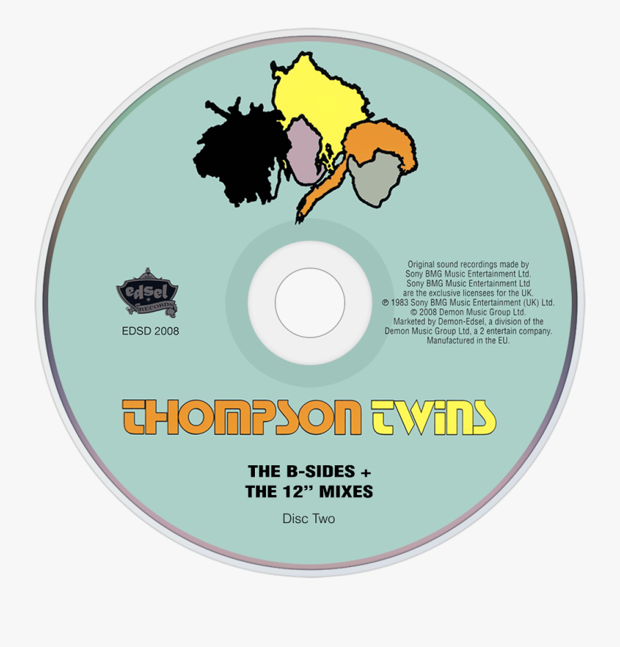 Thompson Twins Quick Step & Side Kick Cd Disc Image - Thompson Twins, Transparent Clipart