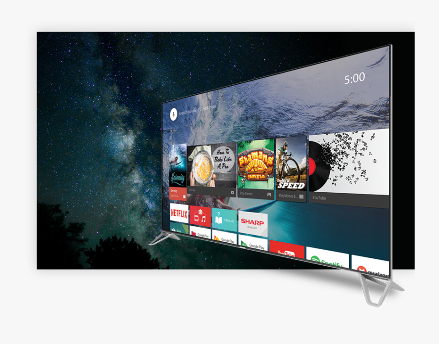 Entertainment Tailored For You - Sharp Tv 60 Inch Android, Transparent Clipart