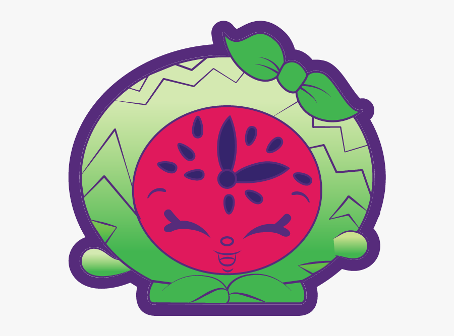 Shopkins Clipart Watermelon - Shopkins Melon Minutes, Transparent Clipart