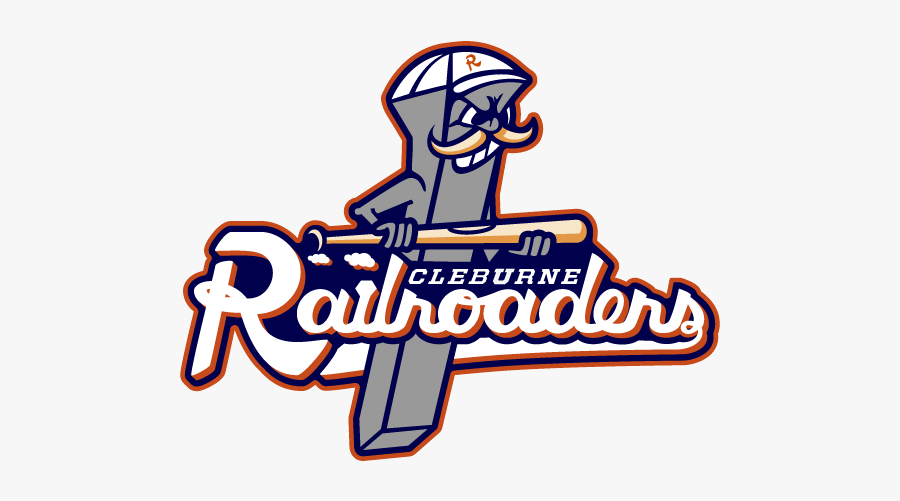 Railroaders - Cleburne Railroaders Logo, Transparent Clipart
