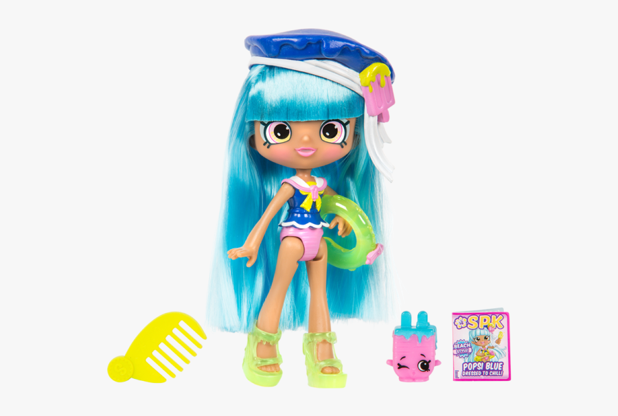 Shoppie Doll Popsi Blue, Transparent Clipart