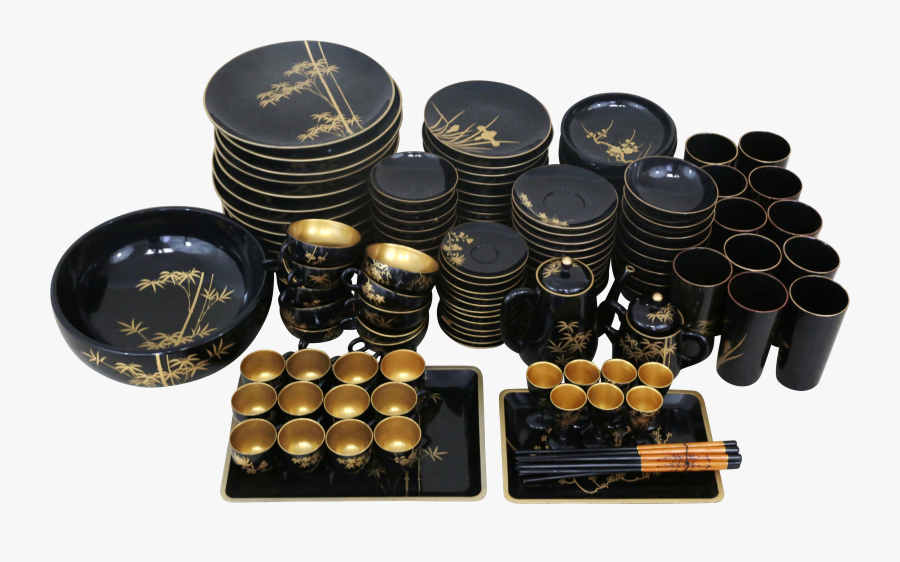 Japanese Dishes Sets, Transparent Clipart