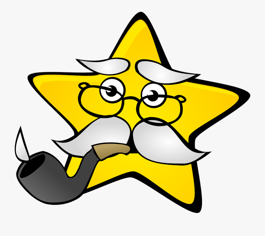 Piped Star Clipart - Old Stars Clipart, Transparent Clipart