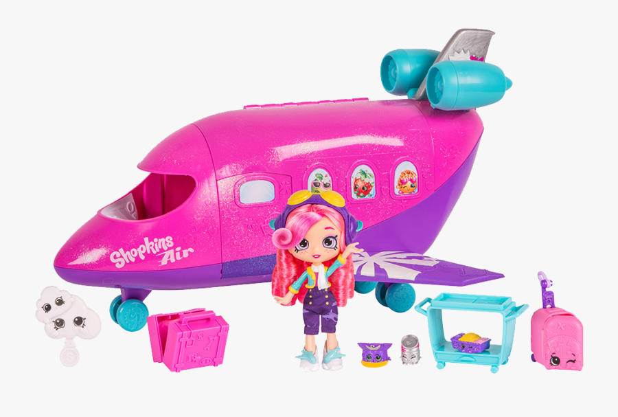 Shopkins Shoppies Skyanna Jet Playset, Transparent Clipart