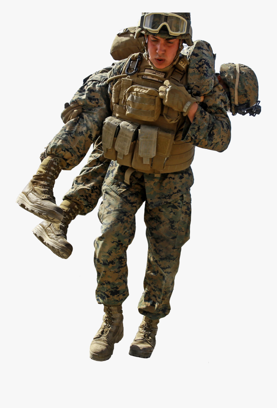 Transparent Support Our Troops Png - Soldier, Transparent Clipart