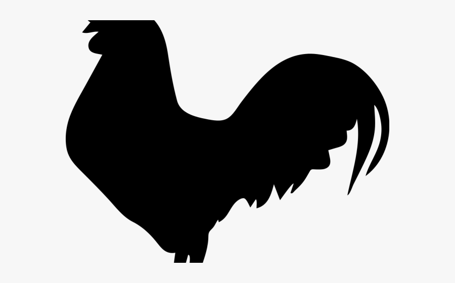 Silhouette Chicken, Transparent Clipart