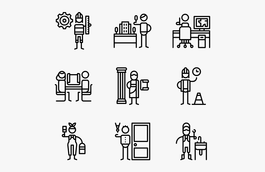 Architecture - Public Services Icon, Transparent Clipart