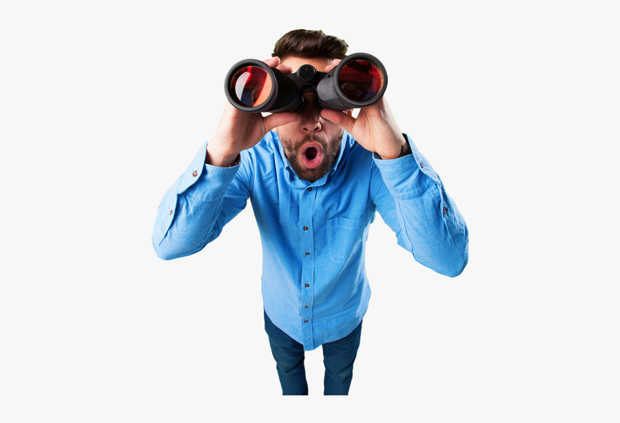 Searching With Binoculars Transparent, Transparent Clipart