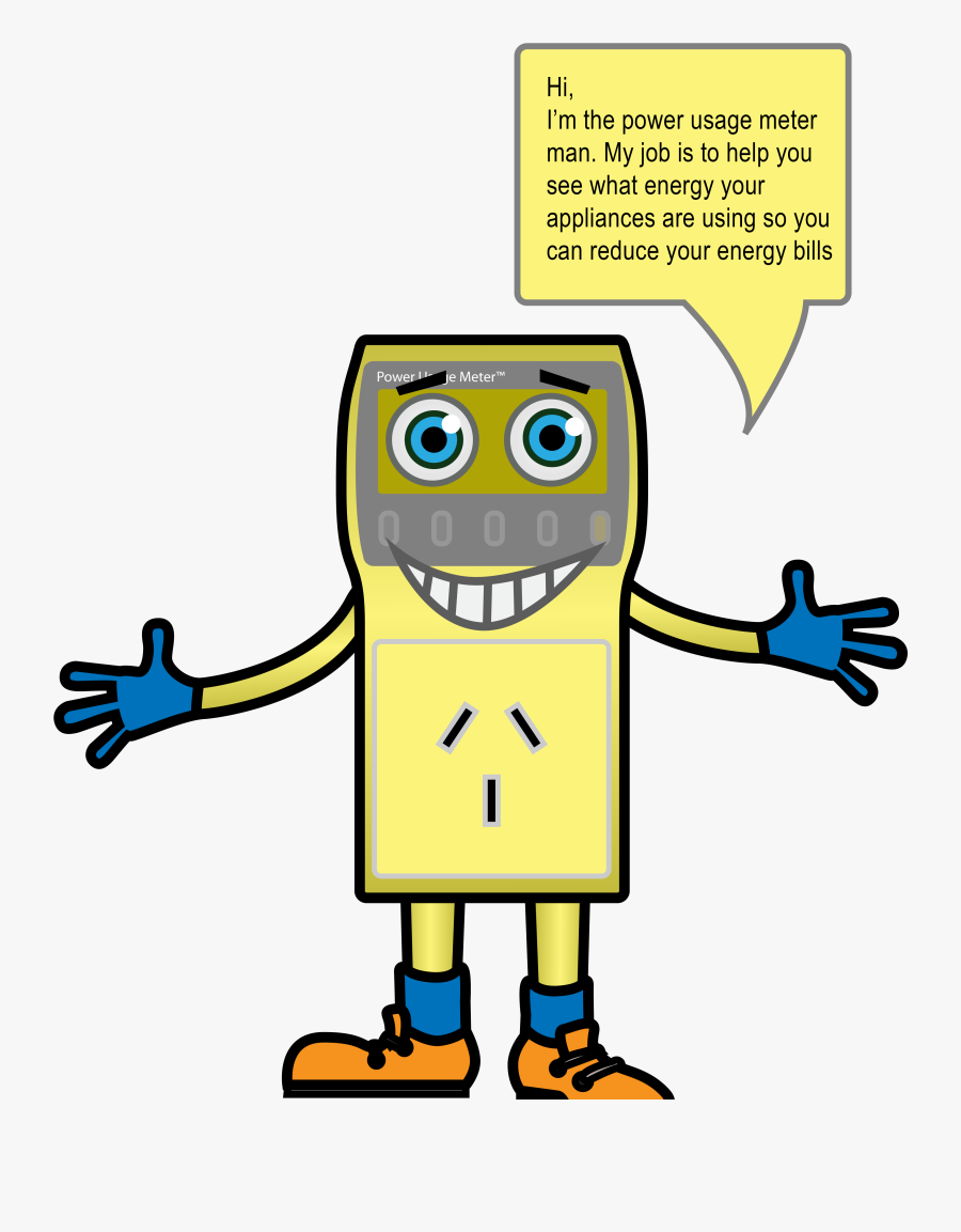 Meter-man - Cartoon, Transparent Clipart
