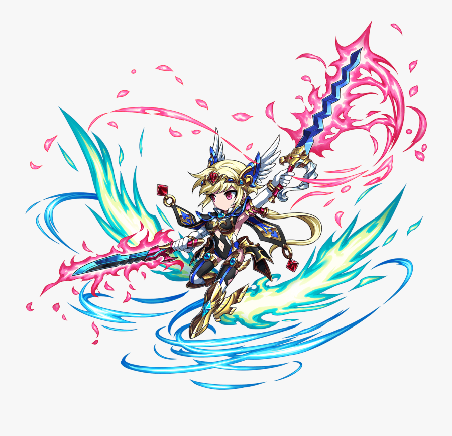 Clip Art Angelic Star Janice Wiki - Brave Frontier Lovely Comet Janice, Transparent Clipart