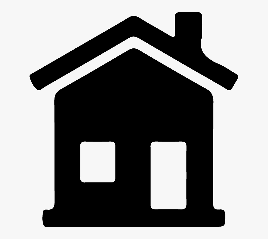 Solar Panels For Villa - House With Chimney Logo, Transparent Clipart