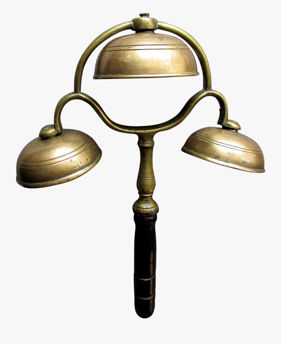 Clip Art Antique Sleigh Bells - Brass, Transparent Clipart