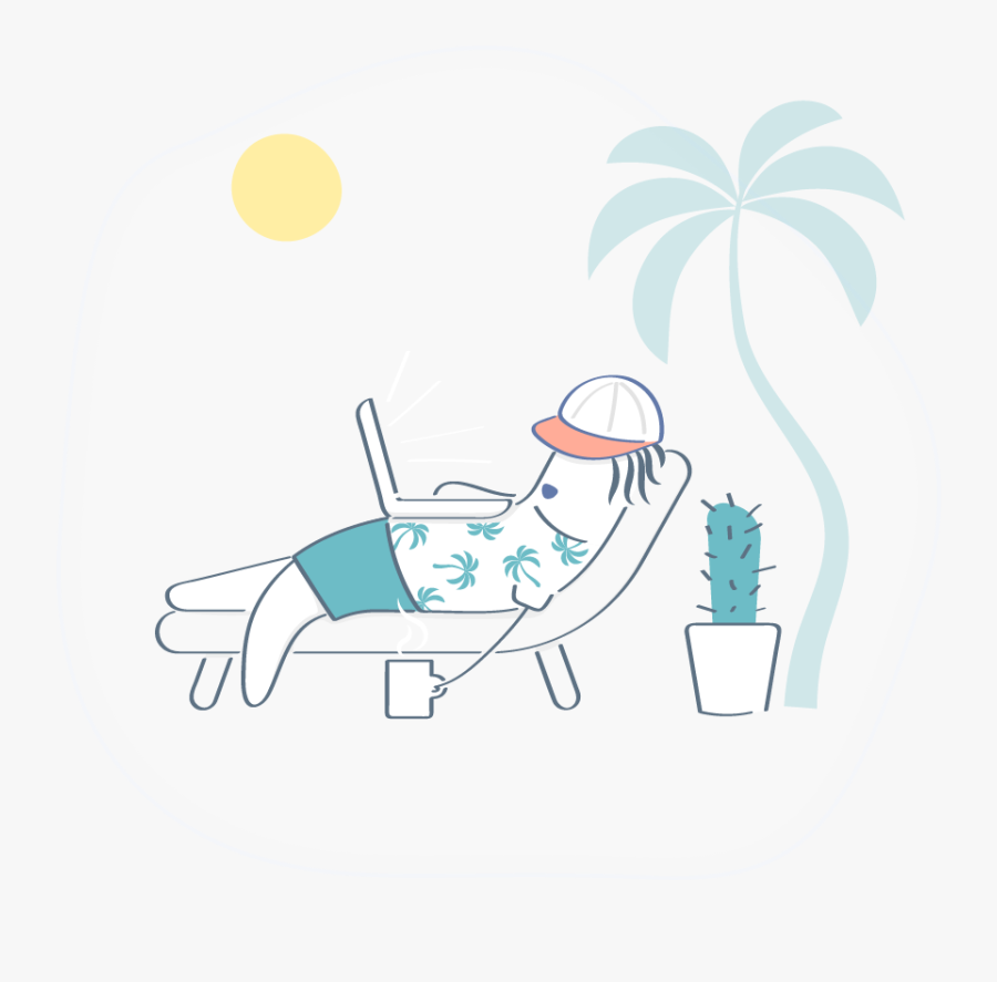 Sit Back And Relax, Transparent Clipart