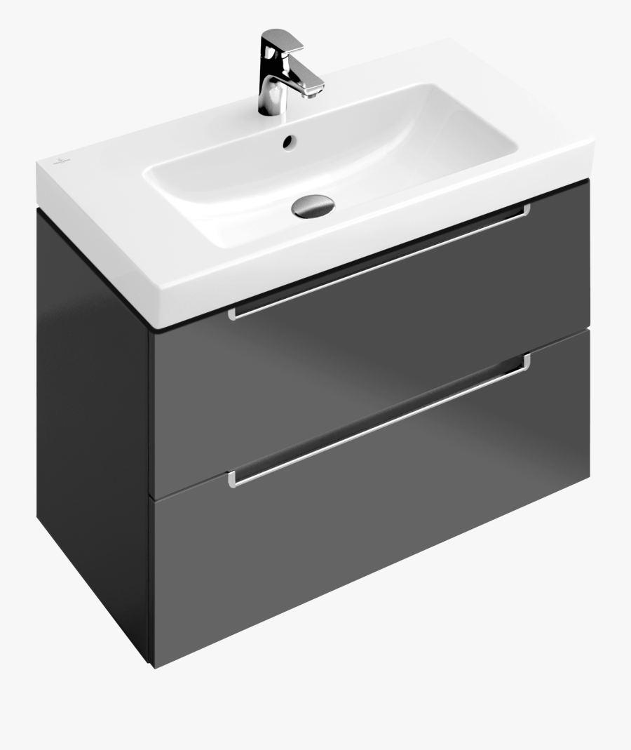 Villeroy & Boch Subway 2.0 Washbasin, Transparent Clipart