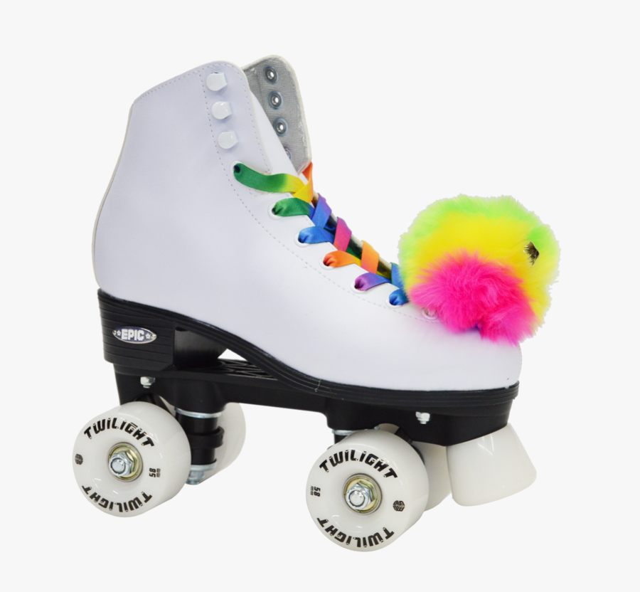 Roller Skate Png High-quality Image - Pom Poms On Roller Skates, Transparent Clipart