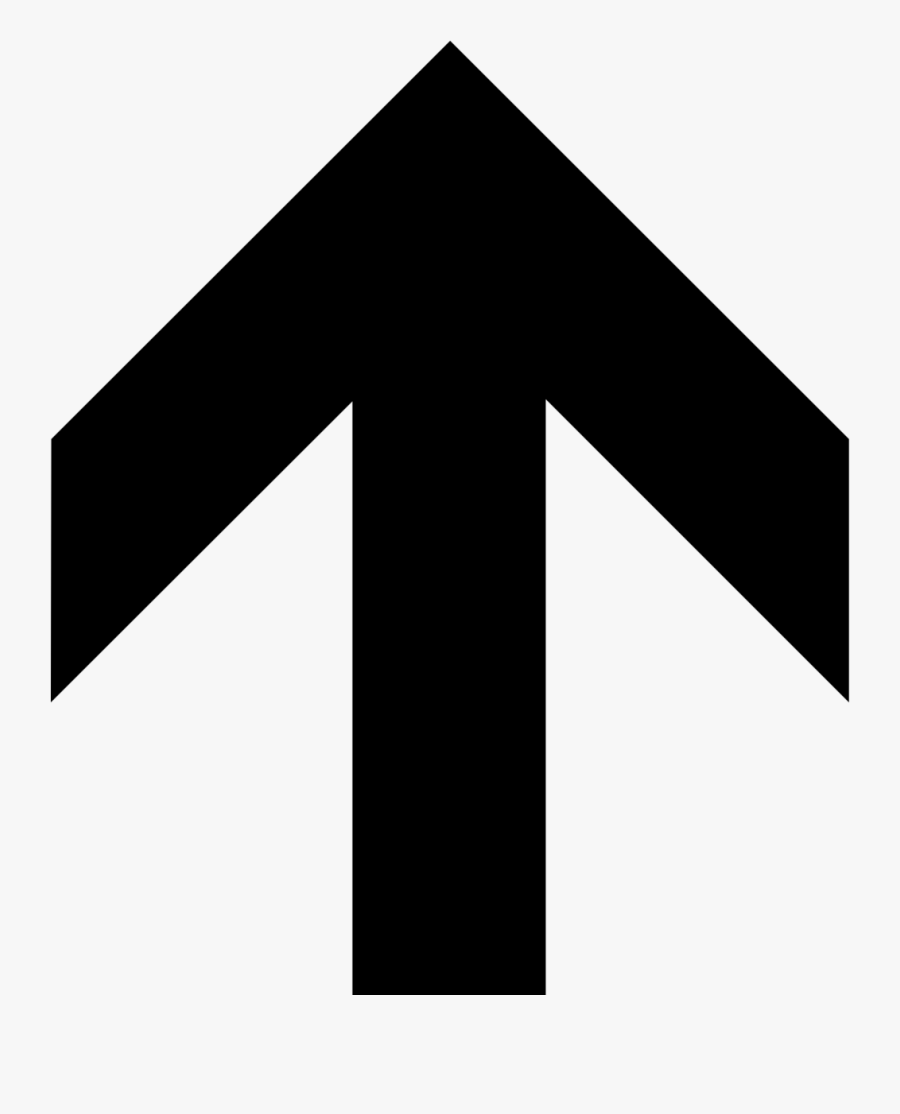 Up Arrow, Transparent Clipart