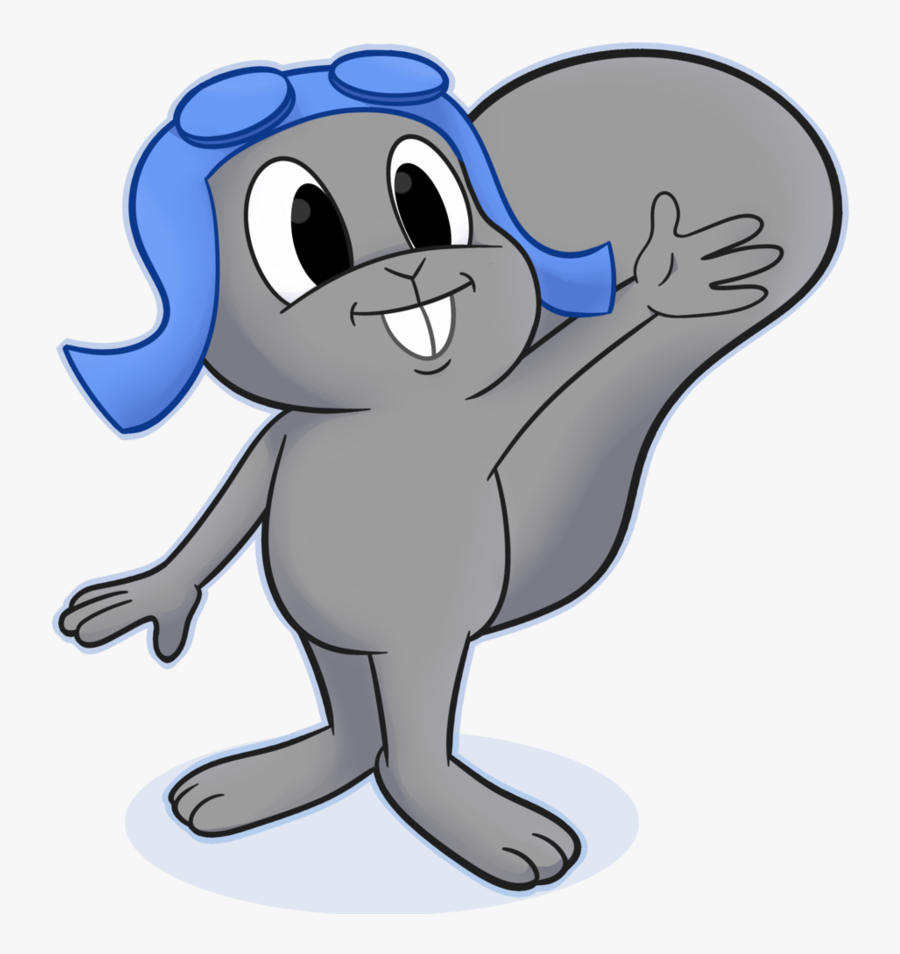 Hatsune Miku Clipart Goanimate - Rocky Flying Squirrel Drawings, Transparent Clipart