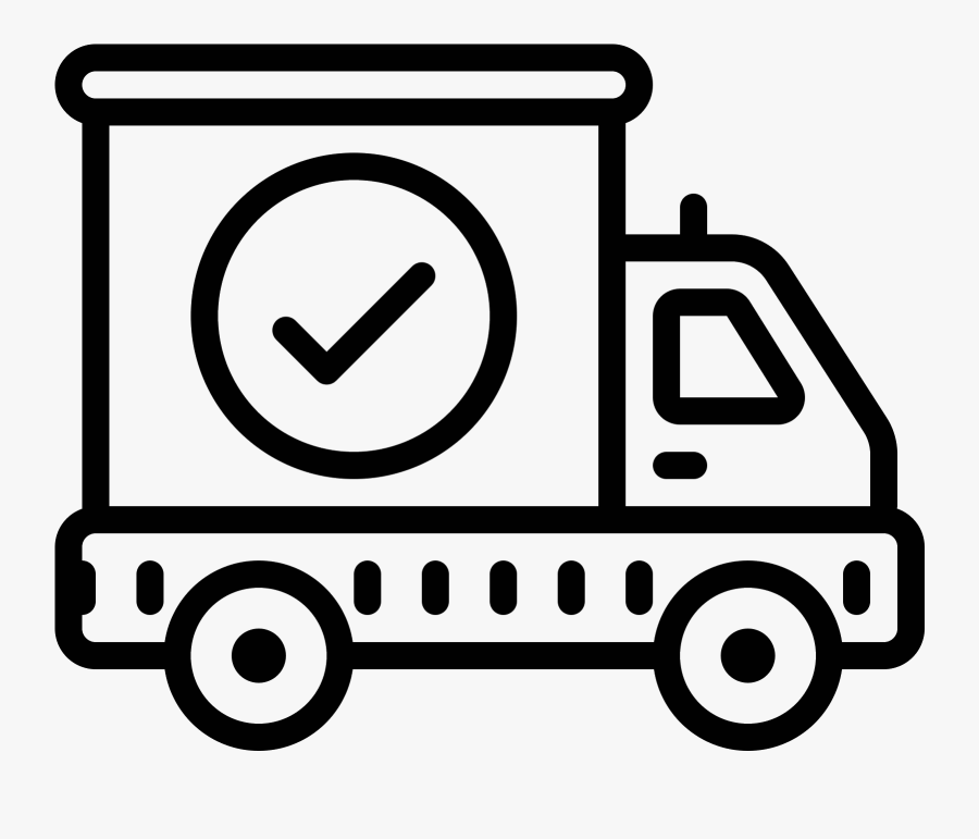Geprüfter Lkw Icon - White Tow Truck Icon Png, Transparent Clipart
