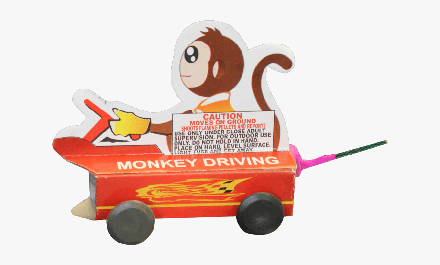 Monkey Driving Car - Monkey Driving Car Png, Transparent Clipart