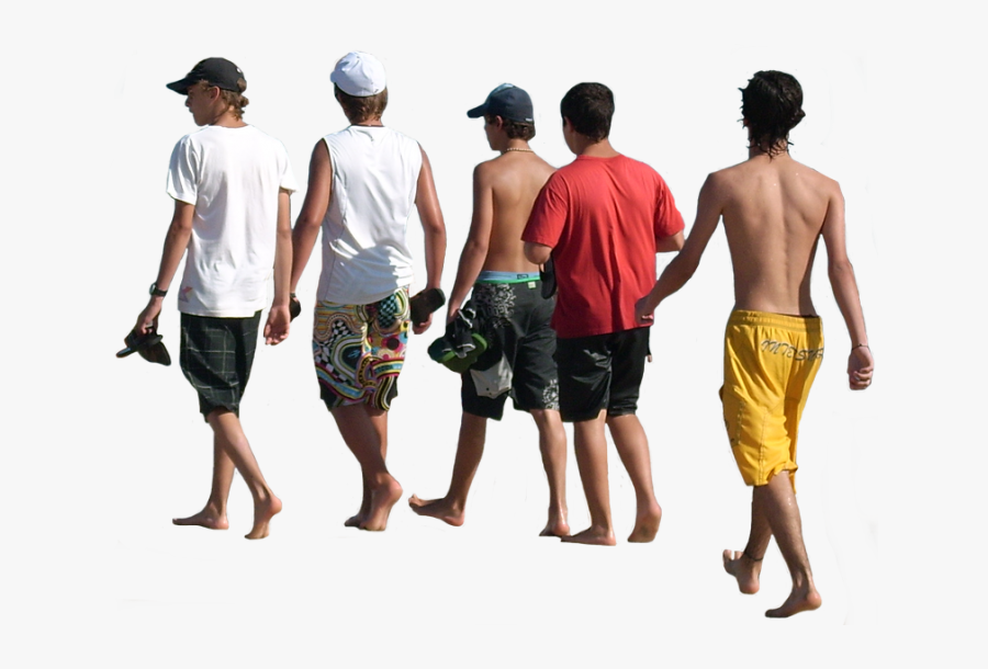 Man Group Png - Group Of People Beach Png, Transparent Clipart