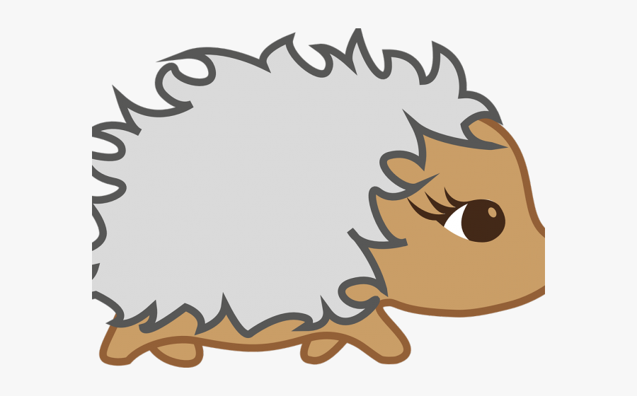 Zoo Clipart Female - Hedgehog, Transparent Clipart