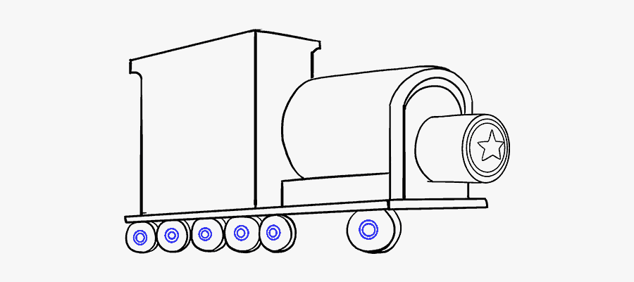 How To Draw A Train In A Few Easy Steps Easy Drawing - Train Side Drawing Easy, Transparent Clipart