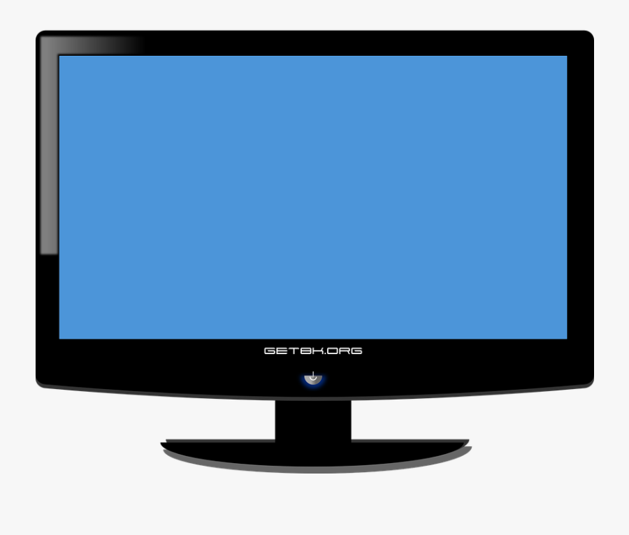Transparent Plasma Tv Clipart - Output Devices Monitor Diagram, Transparent Clipart