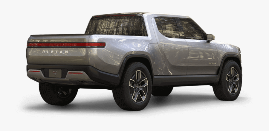 Rivian"s R1t A 400 Mile Luxury Electric Pickup Truck - Rivian Truck White Background, Transparent Clipart