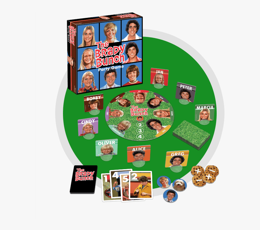 Brady Bunch Party Game, Transparent Clipart