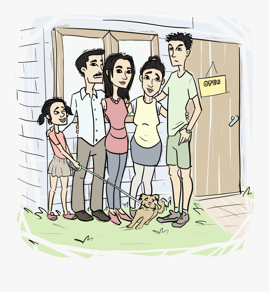 Family Affair Cliparts - Cartoon, Transparent Clipart