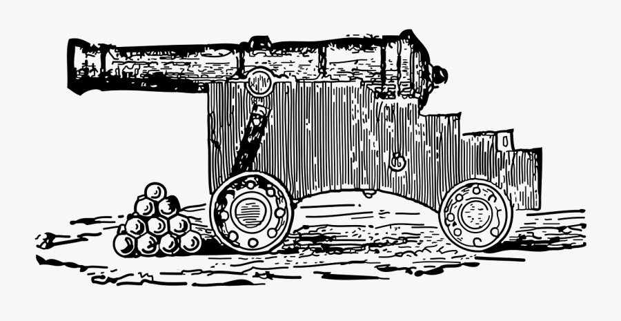 Artillery Gun Clip Arts, Transparent Clipart