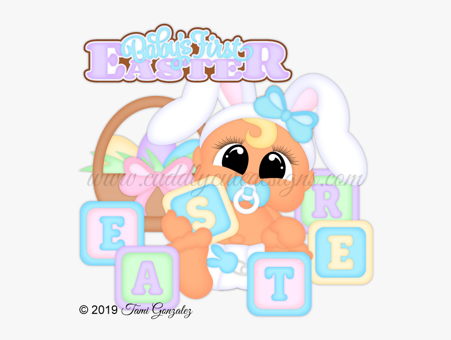 Baby"s First Easter - Cartoon, Transparent Clipart