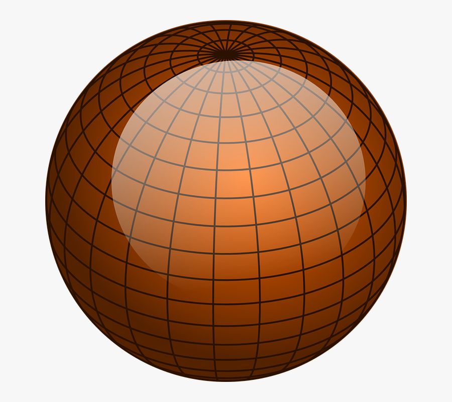Wire-frame, Grid, Coordinates, Globe, Earth, Planet - Terre Fil De Fer, Transparent Clipart
