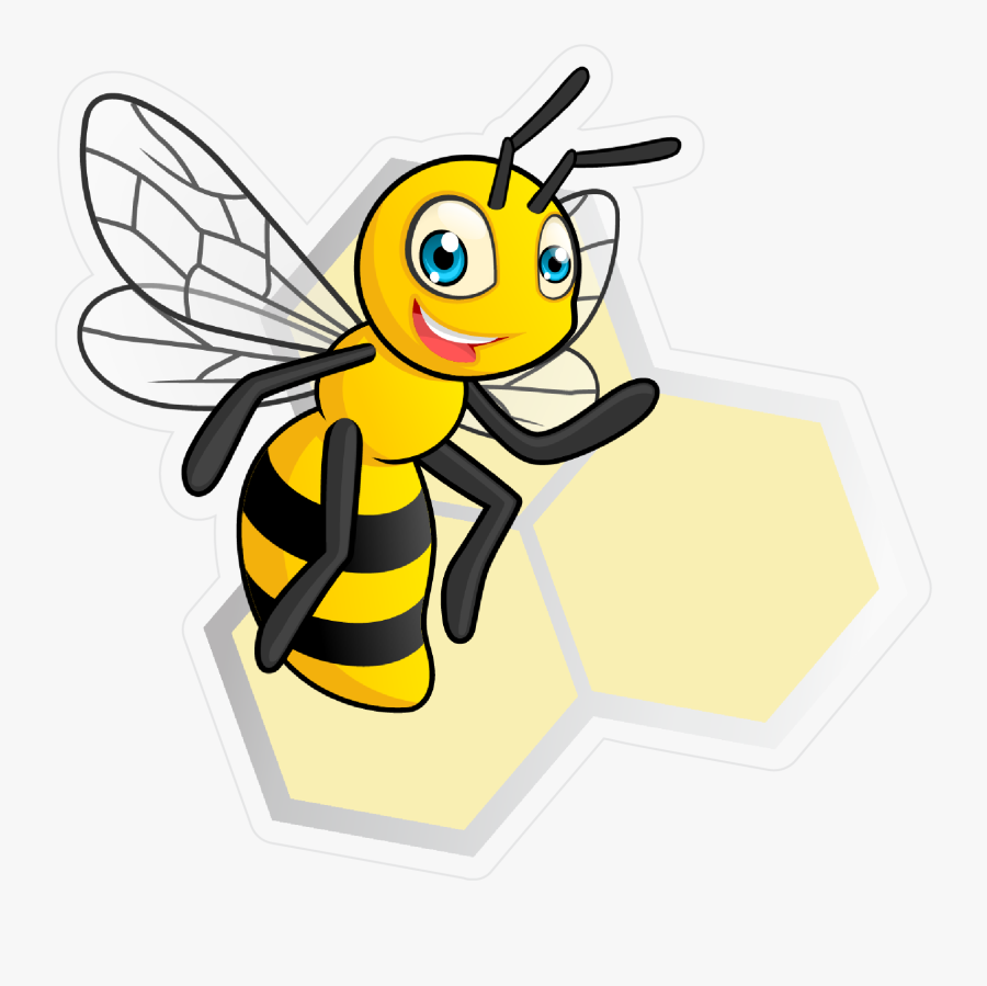 Tired Clipart Bee - Bee Logo, Transparent Clipart