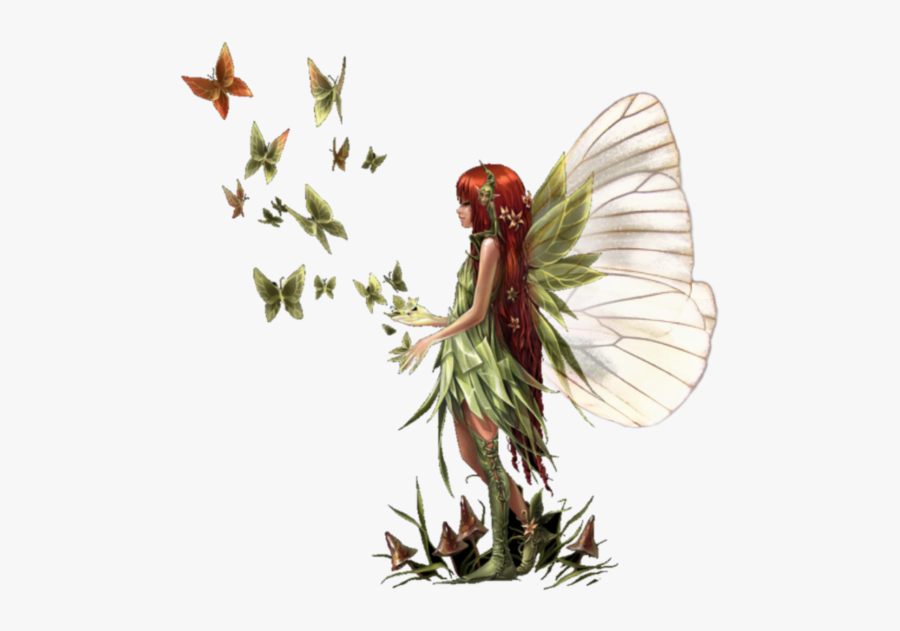 #fairy #fantasy #female #pixie #nymph - Duendes Elfos Y Hadas, Transparent Clipart
