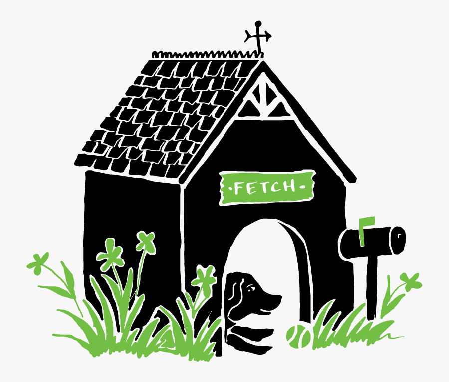 Fetch Icons - Doghouse - Cartoon, Transparent Clipart