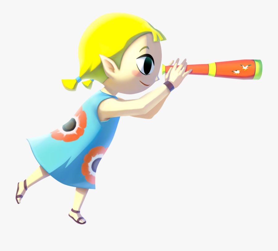 Wind Waker Link Sister, Transparent Clipart