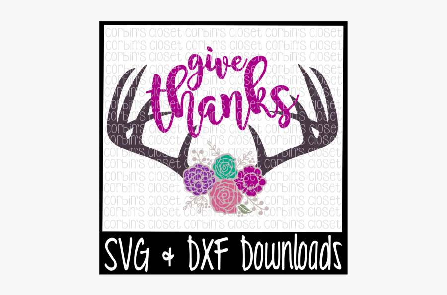 Free Floral Antlers Svg * Antique Flowers * Deer Antler - 4th Of July Svg Free, Transparent Clipart