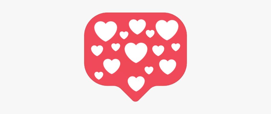 #love #react #chat #bubble, Transparent Clipart