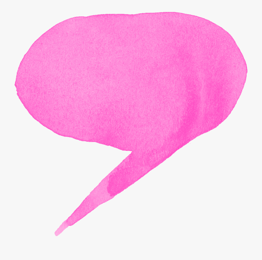 Transparent Pink Bubbles Png - Transparent Speech Bubble Colorful, Transparent Clipart