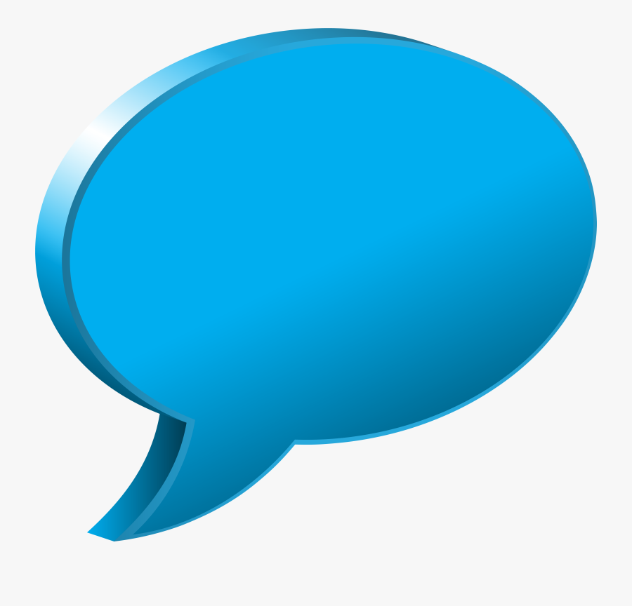 Speech Bubble Blue Transparent , Free Transparent Clipart ClipartKey