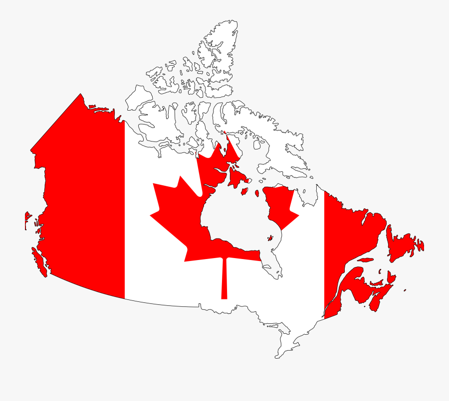 Canada Map Clip Art, Transparent Clipart