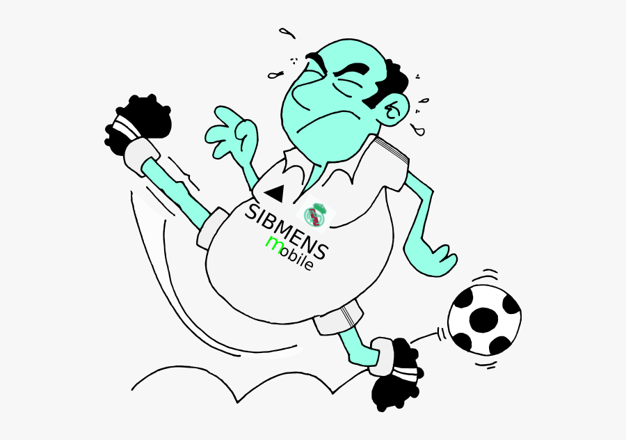 Player Funny Football Clipart - Can T Play Soccer, Transparent Clipart
