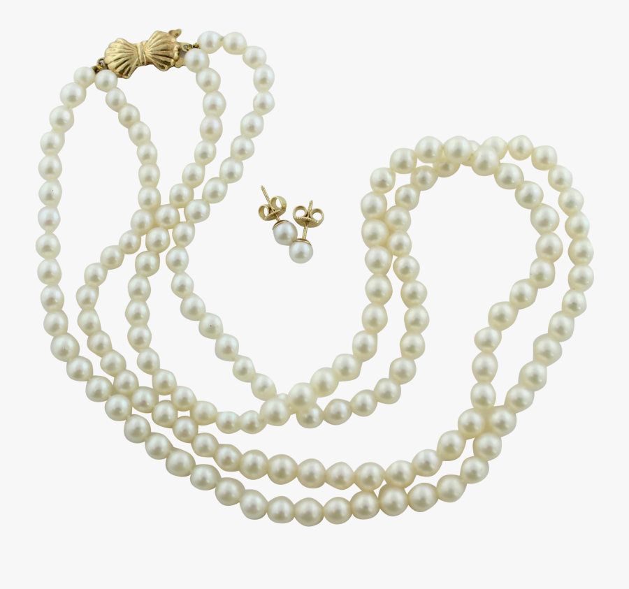 Transparent Strand Of Pearls Png - Necklace, Transparent Clipart
