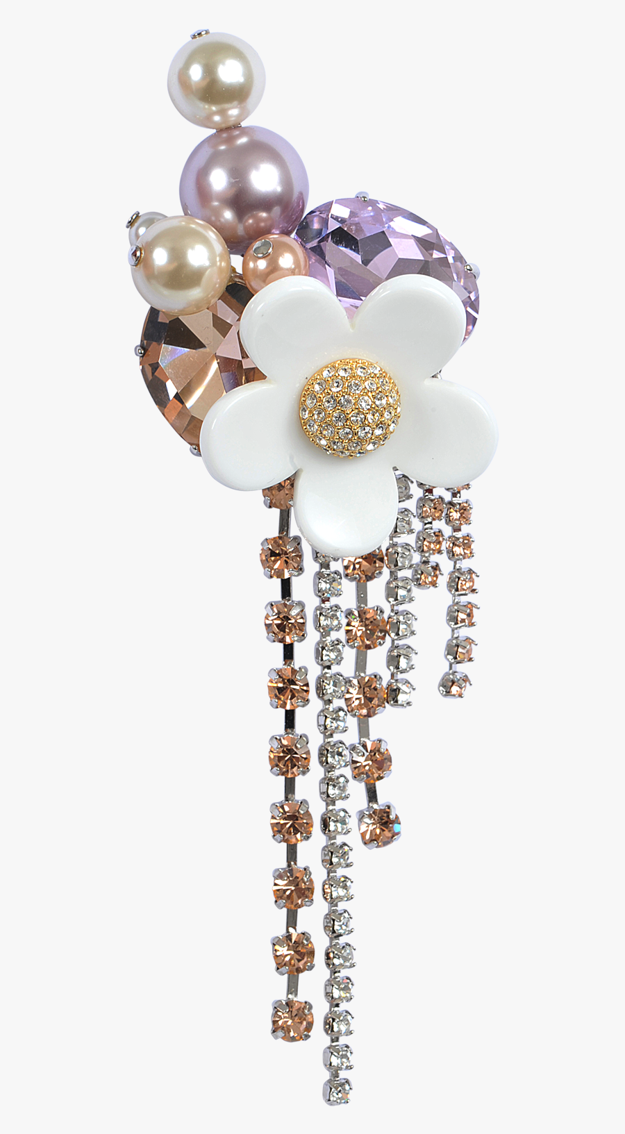 Transparent Strand Of Pearls Clipart - Artificial Flower, Transparent Clipart