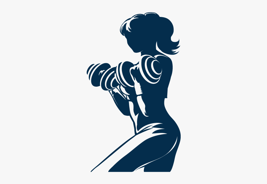 Logo Fitness Centre Sports Association Physical Fitness - Fitness Woman Silhouette Png, Transparent Clipart