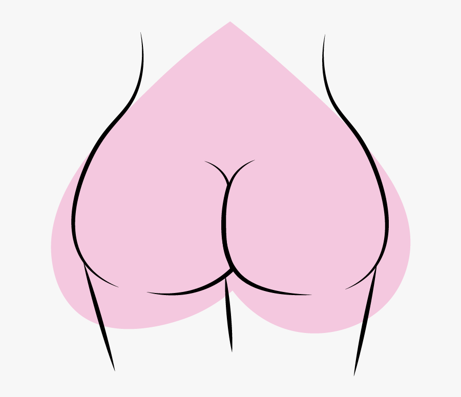 Pear Shaped Butt, Transparent Clipart